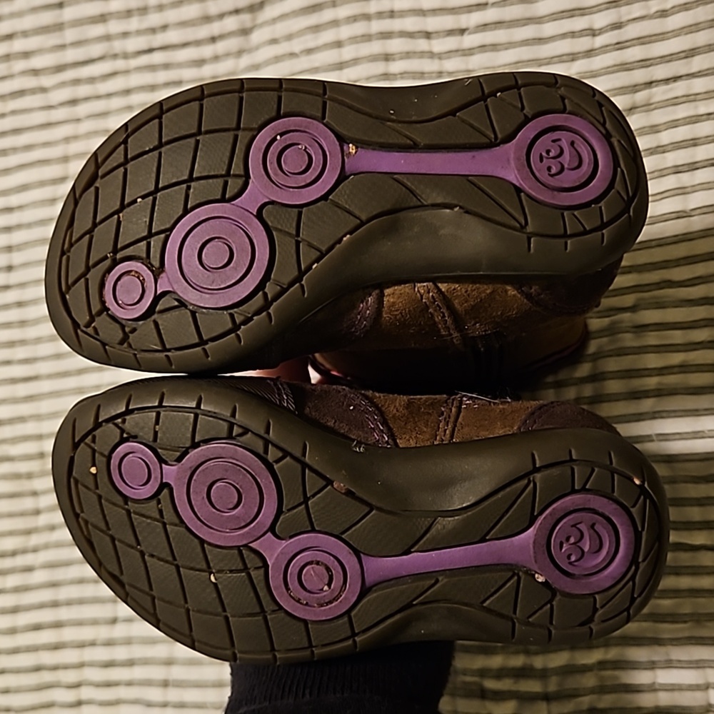 STRIDE RITE Surprise Krisha boots sz. 5 faux leather floral baby booties - Picture 4 of 11